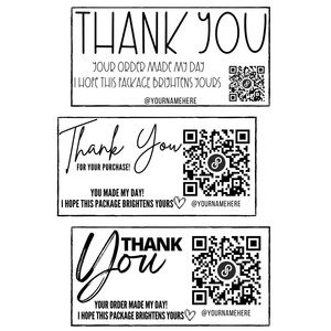 QR CODE Seller Reseller Stickers Bundle
